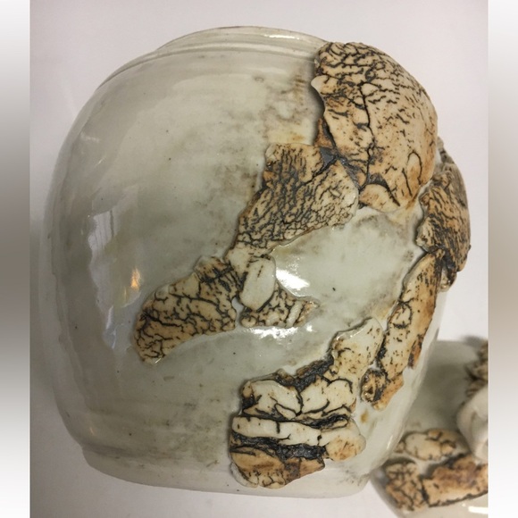 Glazed Pottery Jar with Lid Zimmerman signed glazed pottery - Picture 11 of 11